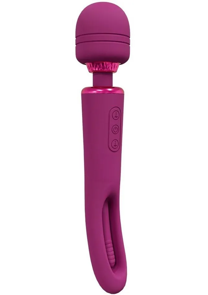 Vive Kiku Rechargeable Double Ended Wand with GSpot Stimulator Vive by Shots Female Sex Toys