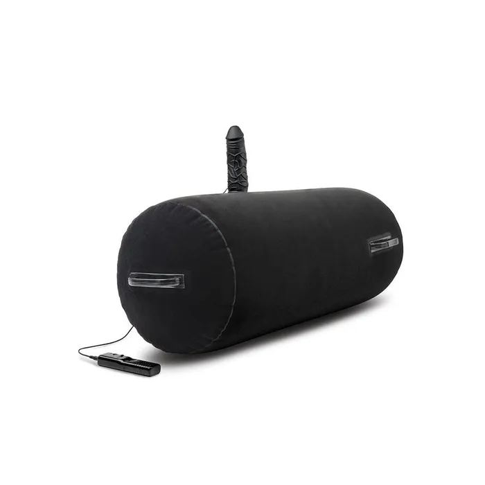 WhipSmart Female Sex Toys Whipsmart Inflatable Bangin Bolster Black Inflatable Cushion with 6 Vibrating Dong