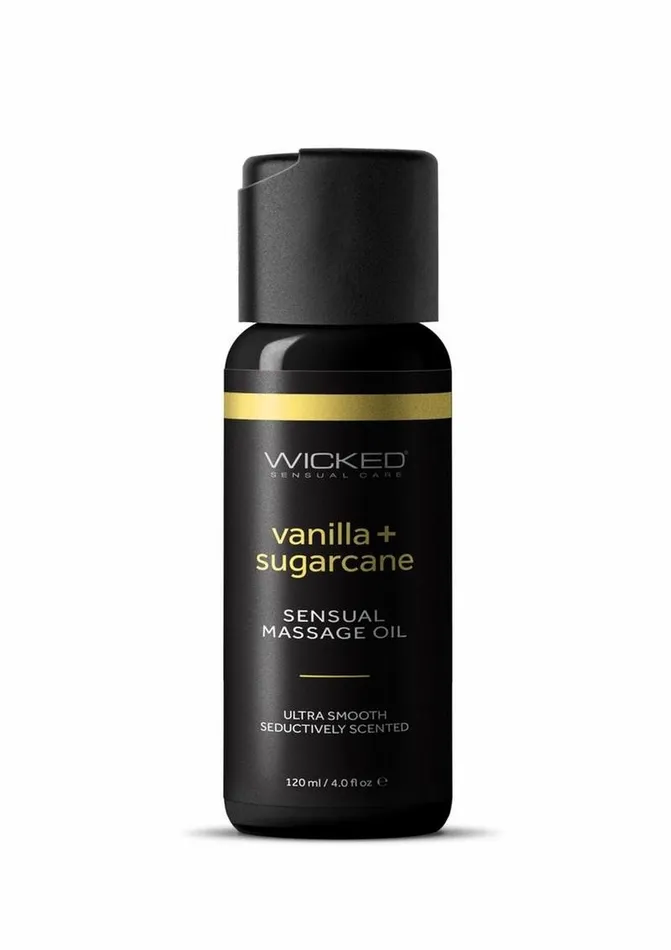 Wicked Sensual Care Couples Wicked Sensual Massage Oil 4oz Vanilla and Sugarcane