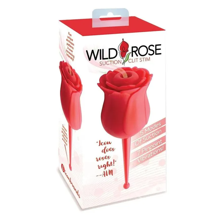 Wild Rose Le Point Red USB Rechargeable Air Pulse Stimulator Icon Brands Vibrators