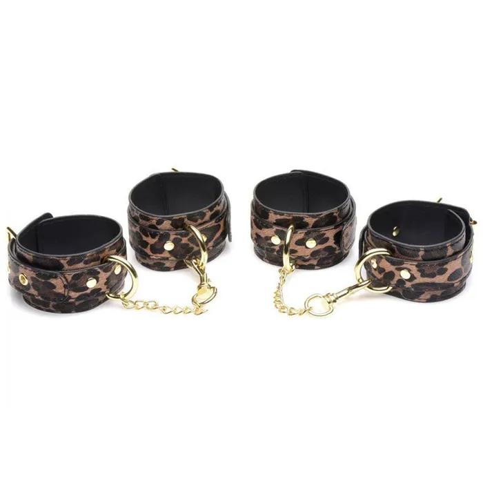 XR Brands Couples Master Series Wild Sex Leopard 7 Piece Bondage Set