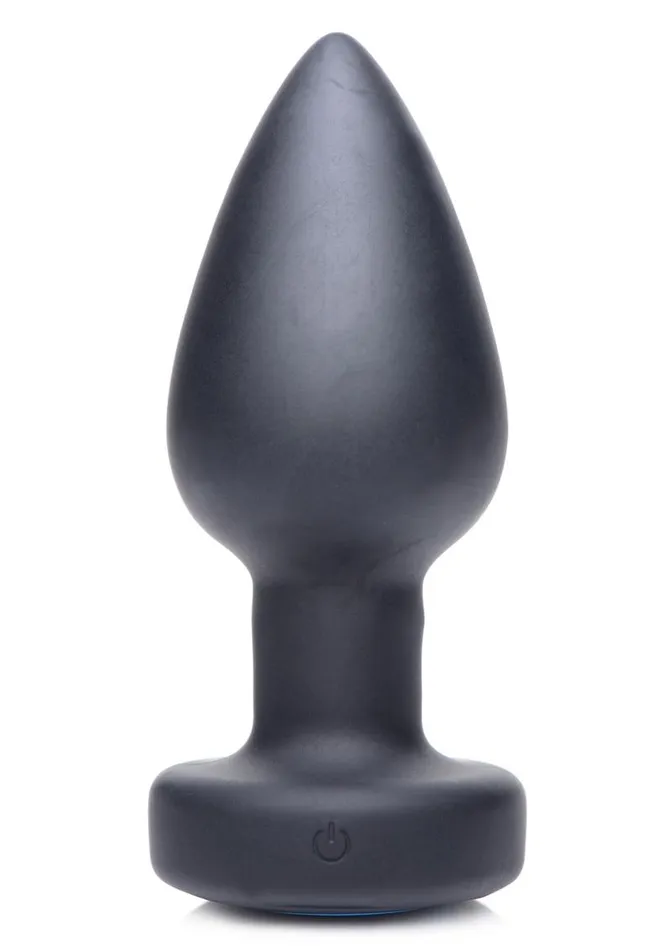 Zeus Electrosex Zeus Vibrating and EStim Silicone Rechargeable Anal Plug with Remote Control Male Sex Toys